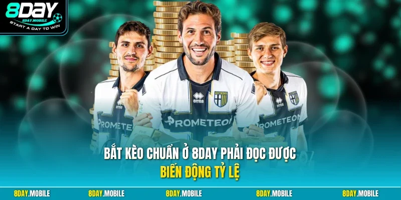Bắt kèo chuẩn ở 8Day phải đọc được biến động tỷ lệ