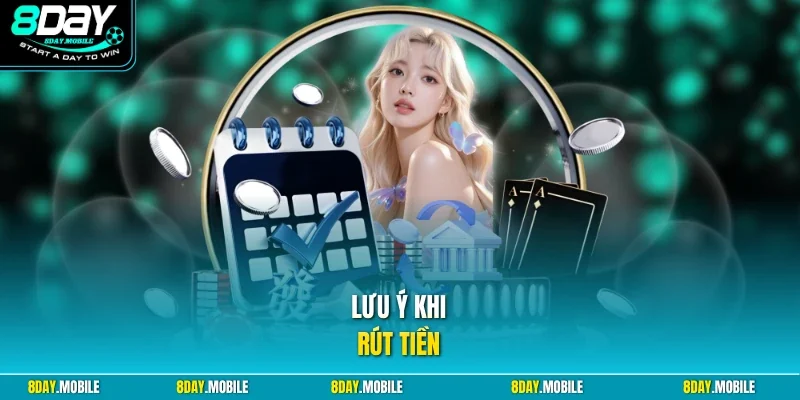 Lưu ý khi rút tiền